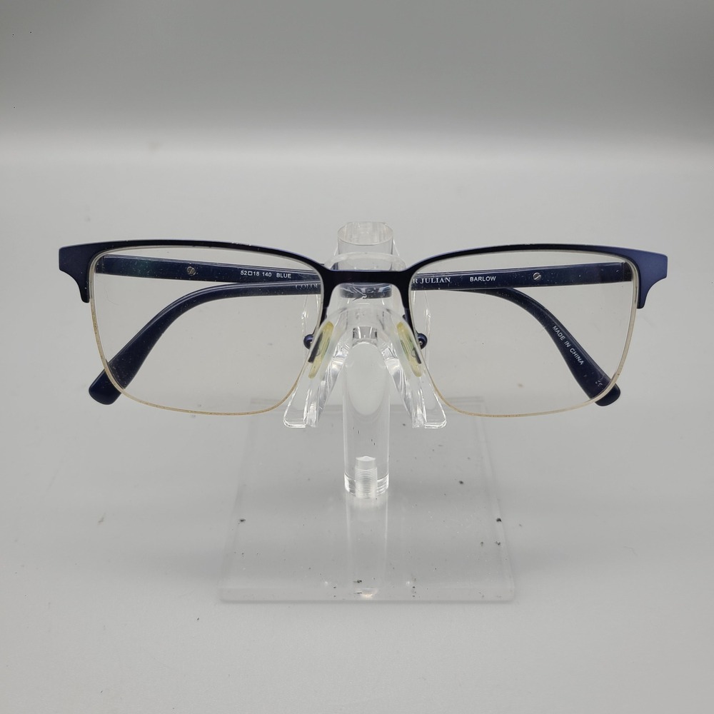 Colours by Alexander Julian Barlow Blue Eyeglass Frames 52-18-140 Semi-Rimless